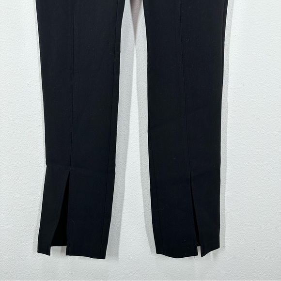 1.STATE Women's Size 2 Front Slit High Rise Pants Classic Black Office - Picture 2 of 8